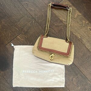 Rebecca Minkoff Tan and Brown Crossbody Bag